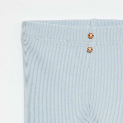Legging côtelé avec boutons