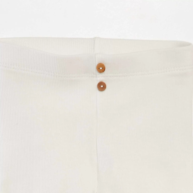 Legging côtelé avec boutons
