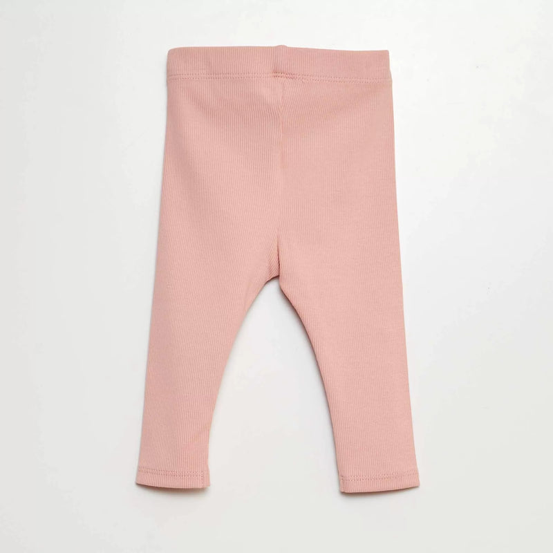 Legging côtelé avec boutons