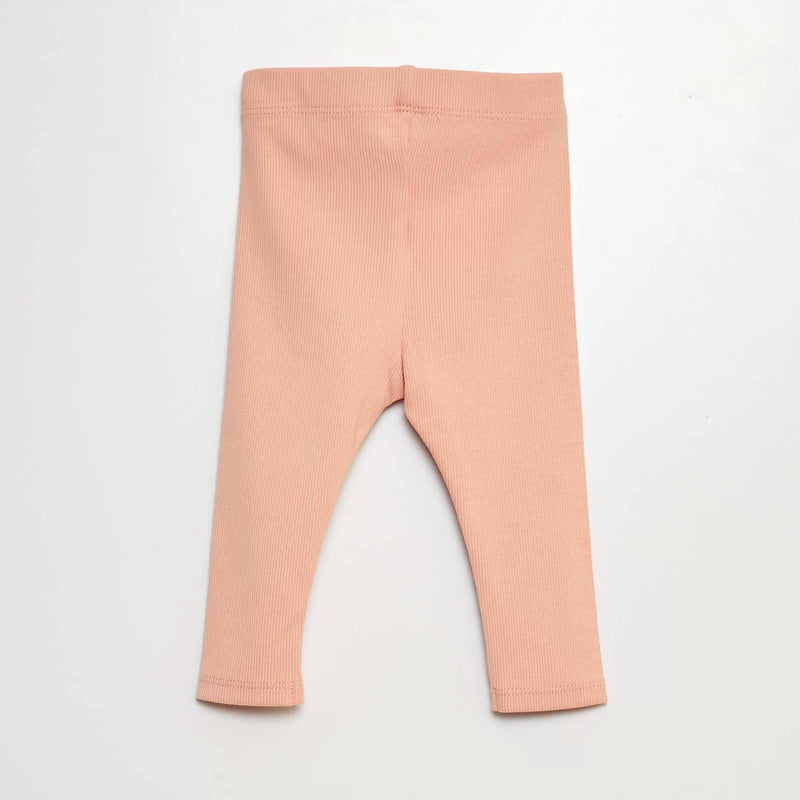 Legging côtelé avec boutons