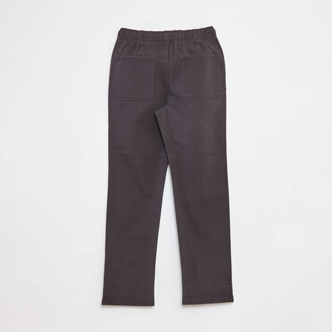Pantalon regular uni
