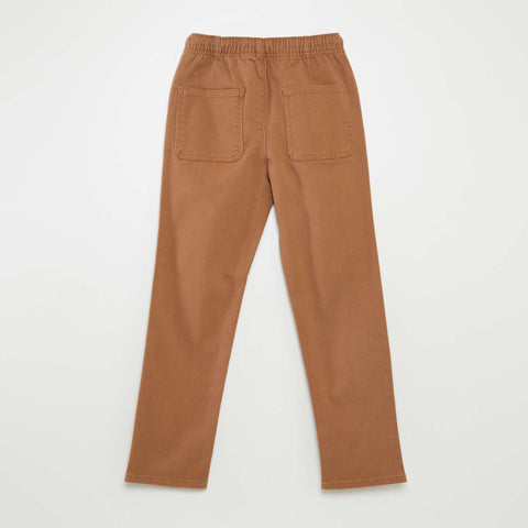 Pantalon regular uni