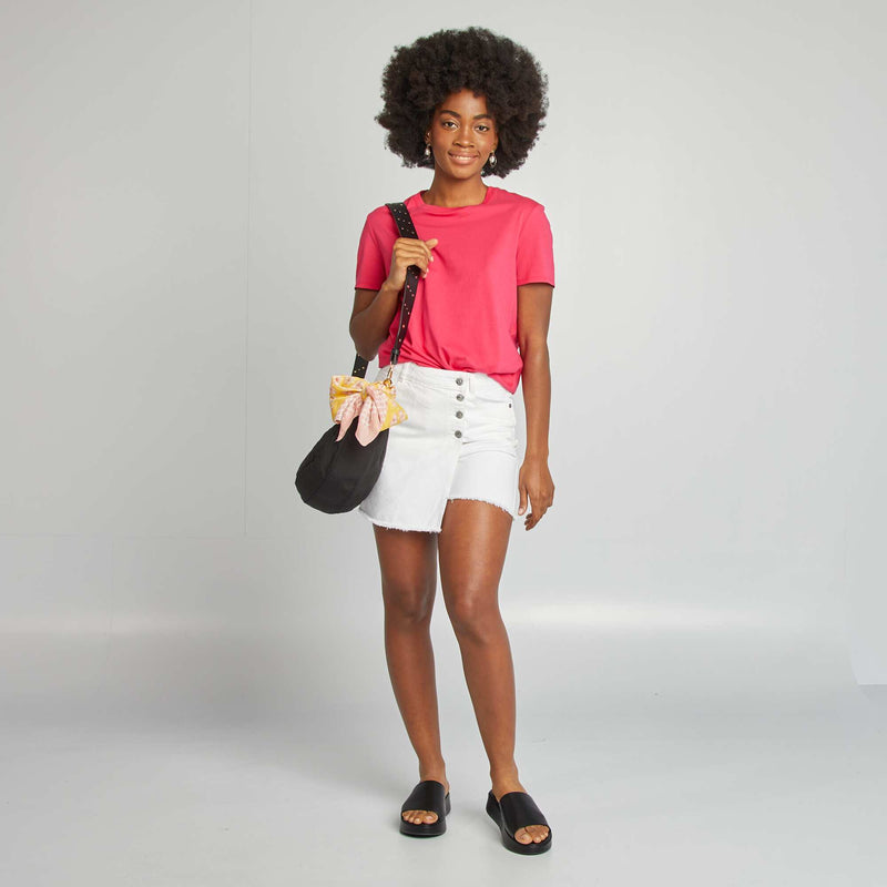 T-shirt en jersey manches courtes