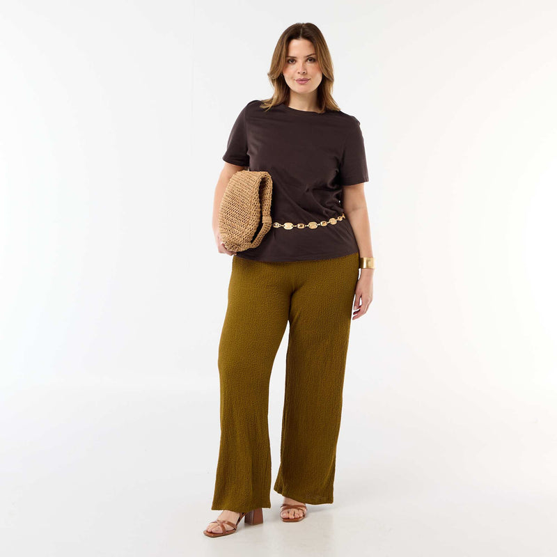 T-shirt en maille jersey manches courtes