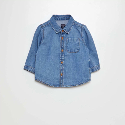 Chemise en coton denim
