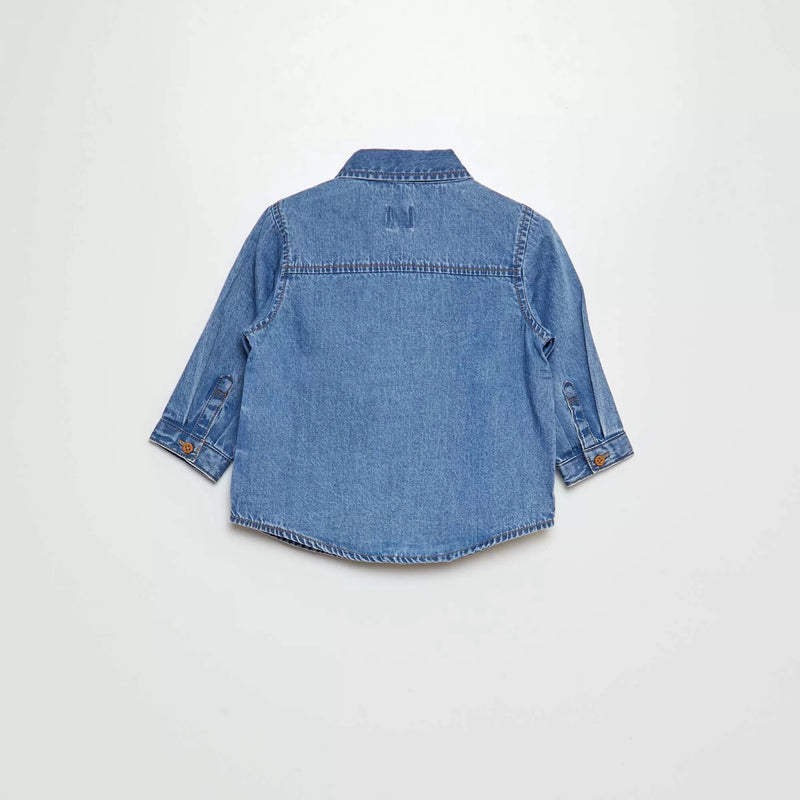 Chemise en coton denim