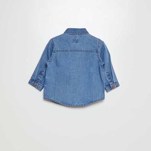 Chemise en coton denim