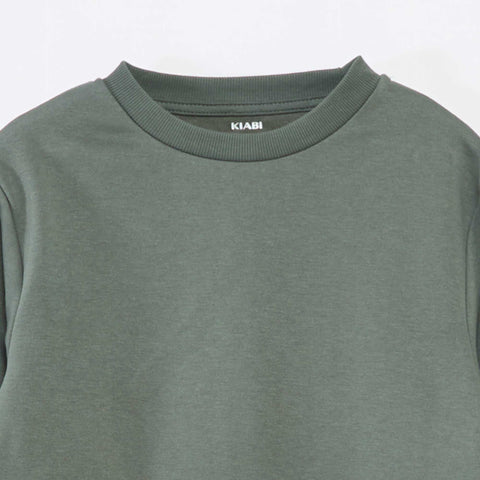 Sweat en molleton gratté uni