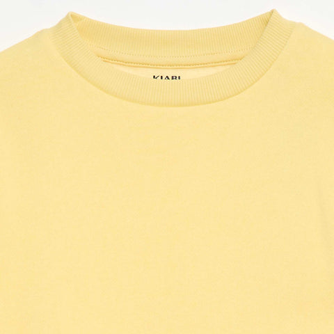 Sweat en molleton gratté uni