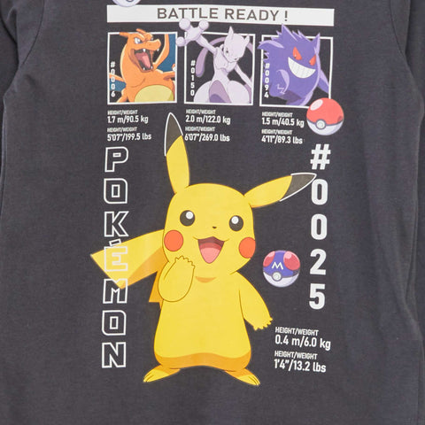 Ensemble pyjama long 'Pokémon' t-shirt + pantalon - 2 pièces