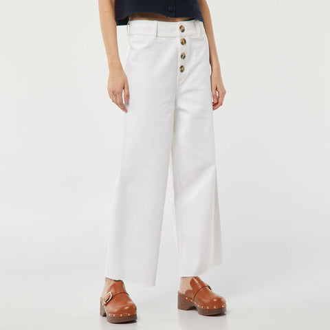 Jean large / wide leg ouverture par boutons fantaisies