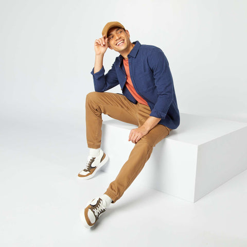 Chemise en flanelle avec poches poitrine