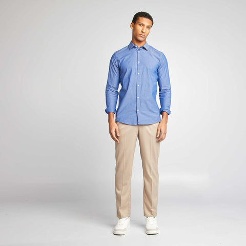 Chemise slim à motif