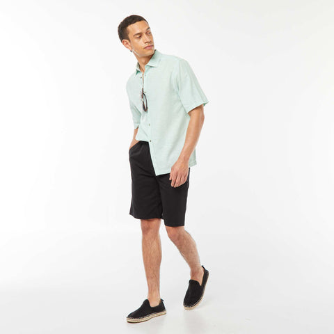 Chemise regular en lin mélangé