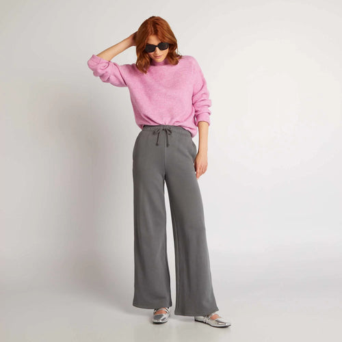 Jogging large en molleton