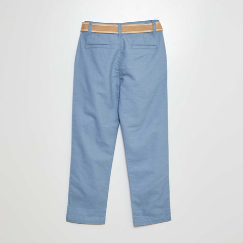 Pantalon chino avec ceinture