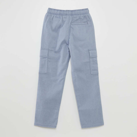 Pantalon chevrons avec poches à rabats