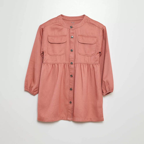 Robe boutonnée à manches longues