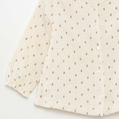 Blouse en gaze de coton