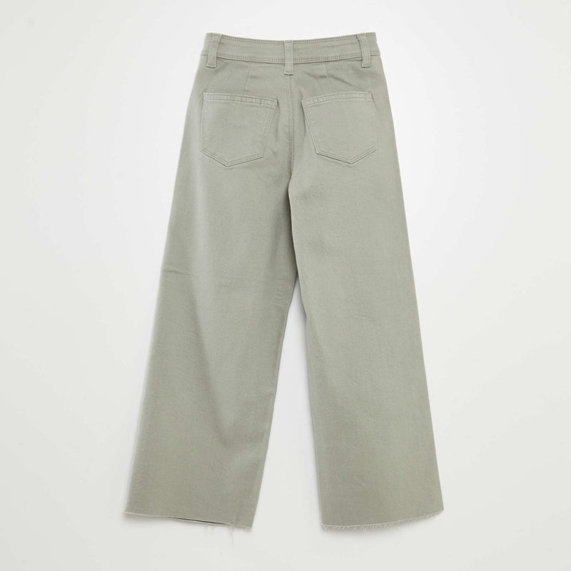 Pantalon en jean coupe large / wide leg