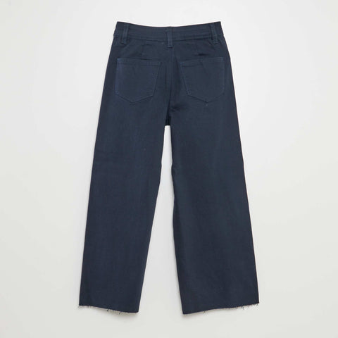 Pantalon en jean coupe large / wide leg