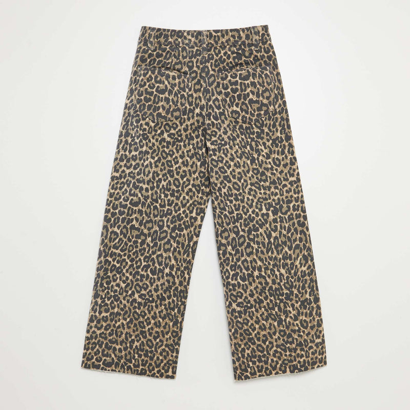 Pantalon en jean coupe large / wide leg