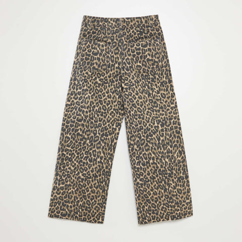 Pantalon en jean coupe large / wide leg
