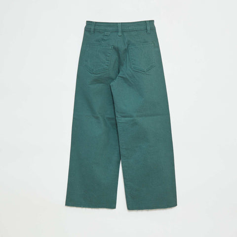 Pantalon en jean coupe large / wide leg