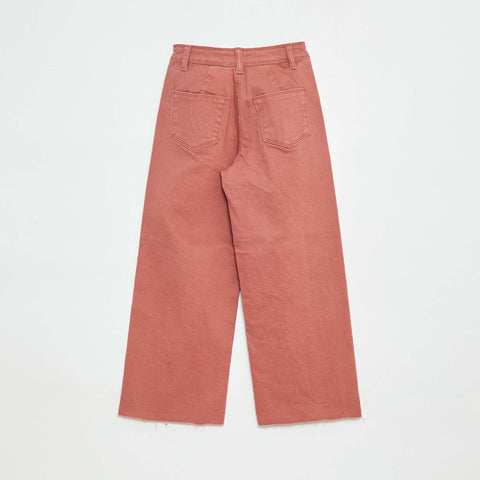 Pantalon en jean coupe large / wide leg