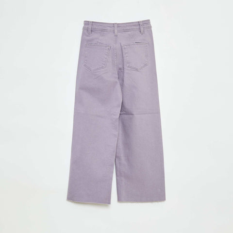 Pantalon en jean coupe large / wide leg