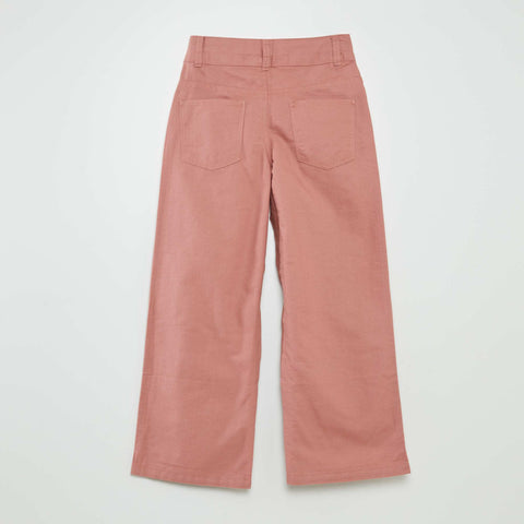 Pantalon chino coupe large / wide leg