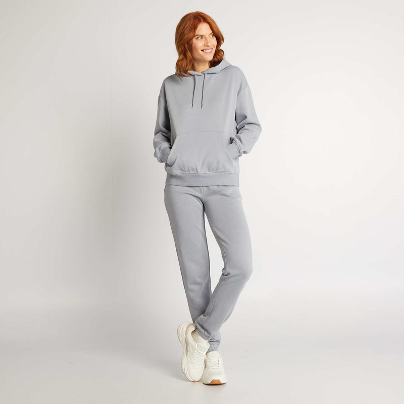 Sweat à capuche uni