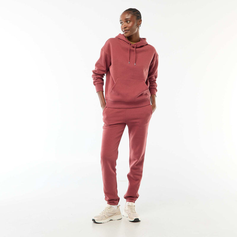 Sweat à capuche uni