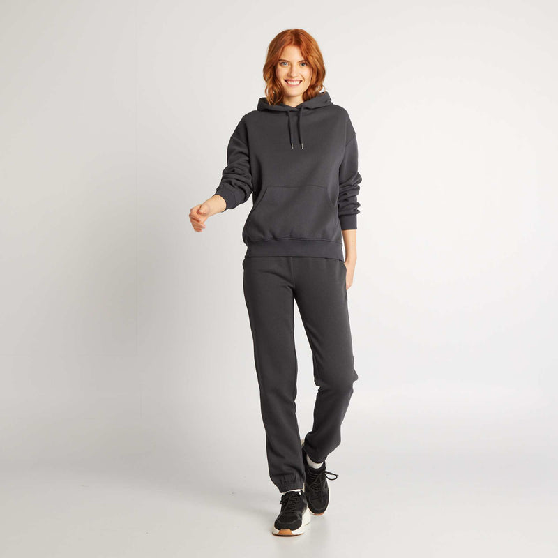 Sweat à capuche uni