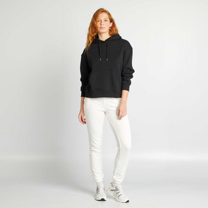 Sweat à capuche uni