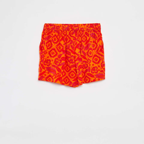 Short léger avec nœud
