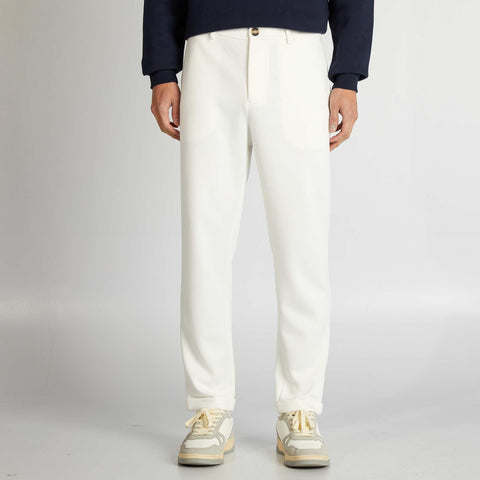 Pantalon en maille piquée