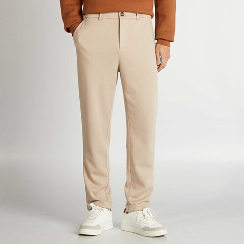 Pantalon en maille piquée