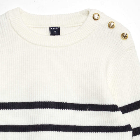 Pull avec boutons marinières