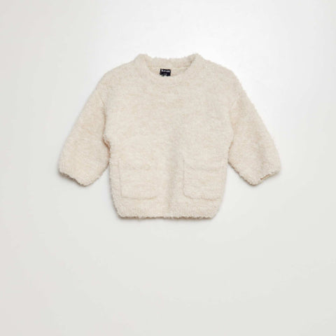 Ensemble pull + pantalon en maille doudou - 2 pièces