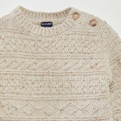 Pull en tricot maille fantaisie