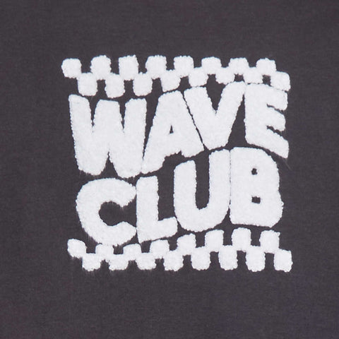 Sweat en molleton  avec inscription en maille bouclette