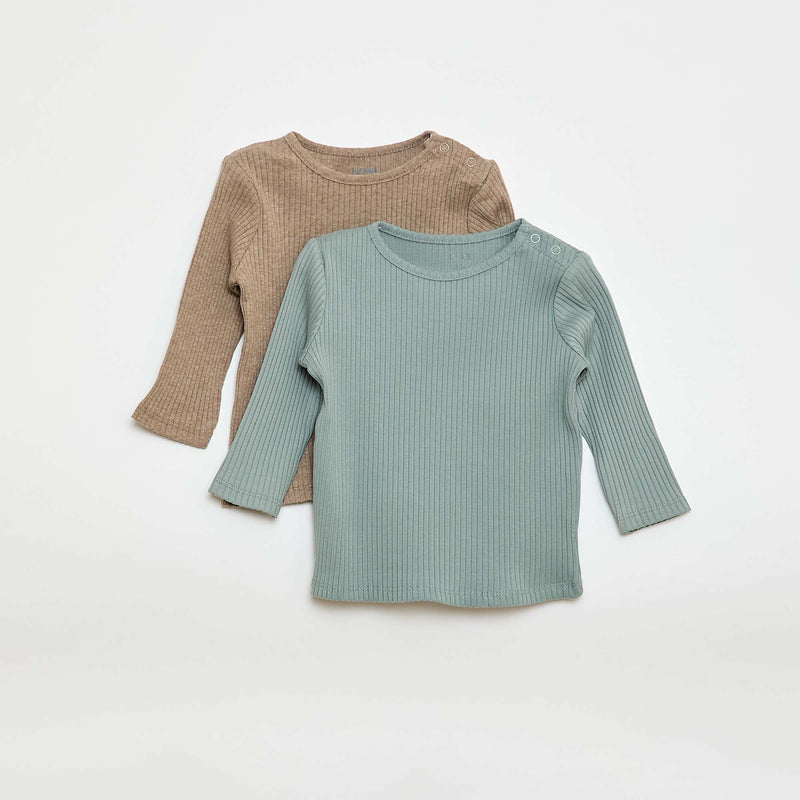 Beige/bleu
