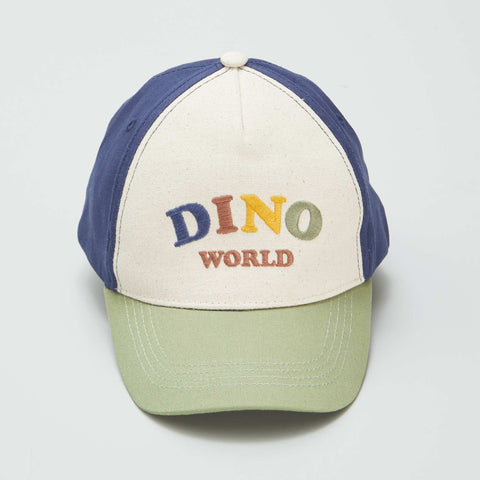 Casquette en toile brodée