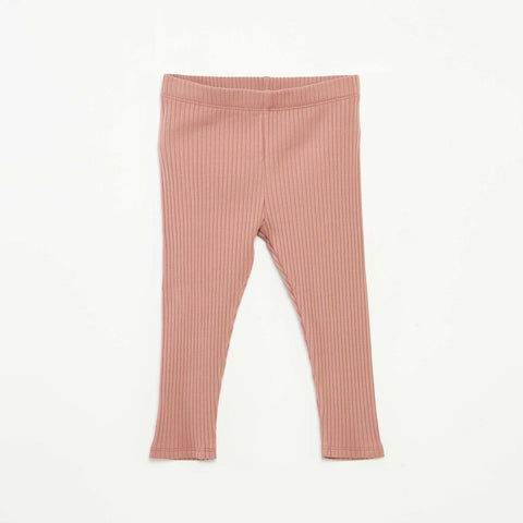 Lot de 2 leggings côtelés