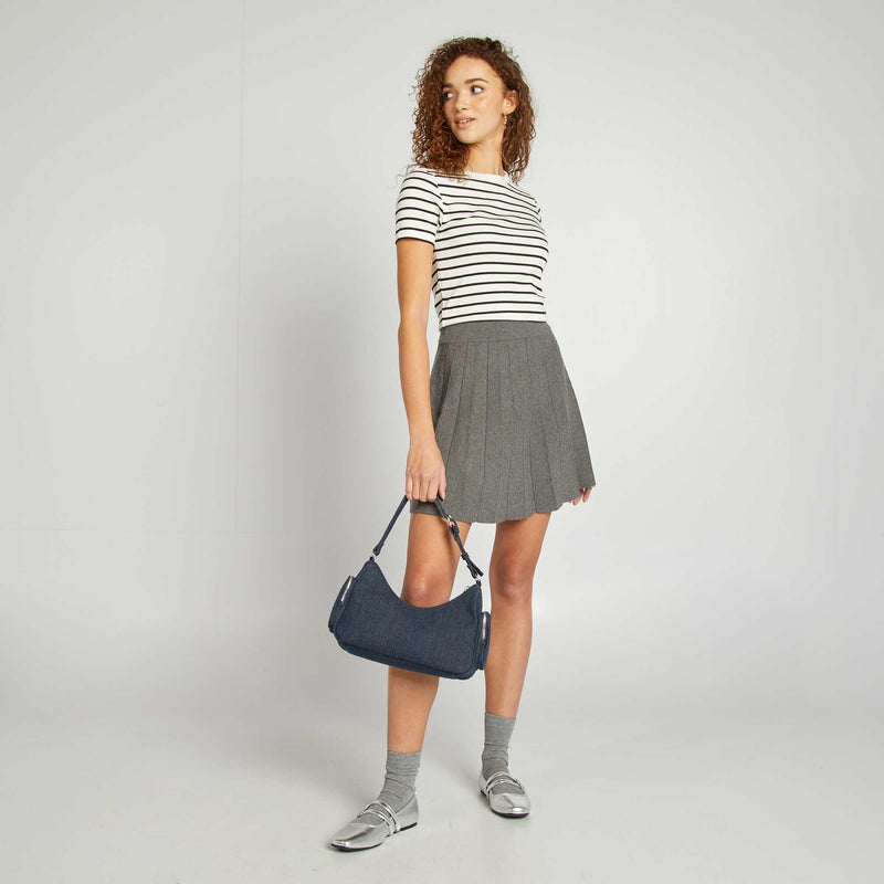 T-shirt 'léopard' en coton stretch