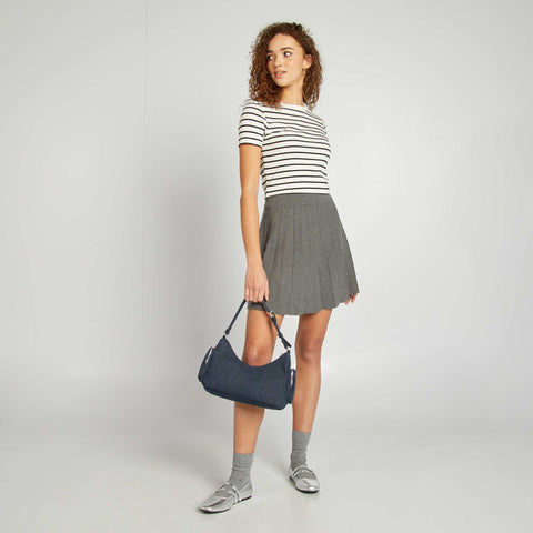 T-shirt 'léopard' en coton stretch