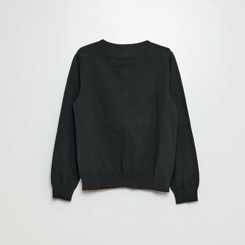 Gilet en maille unie