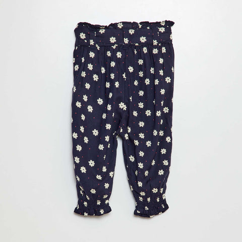 Pantalon fluide à ceinture