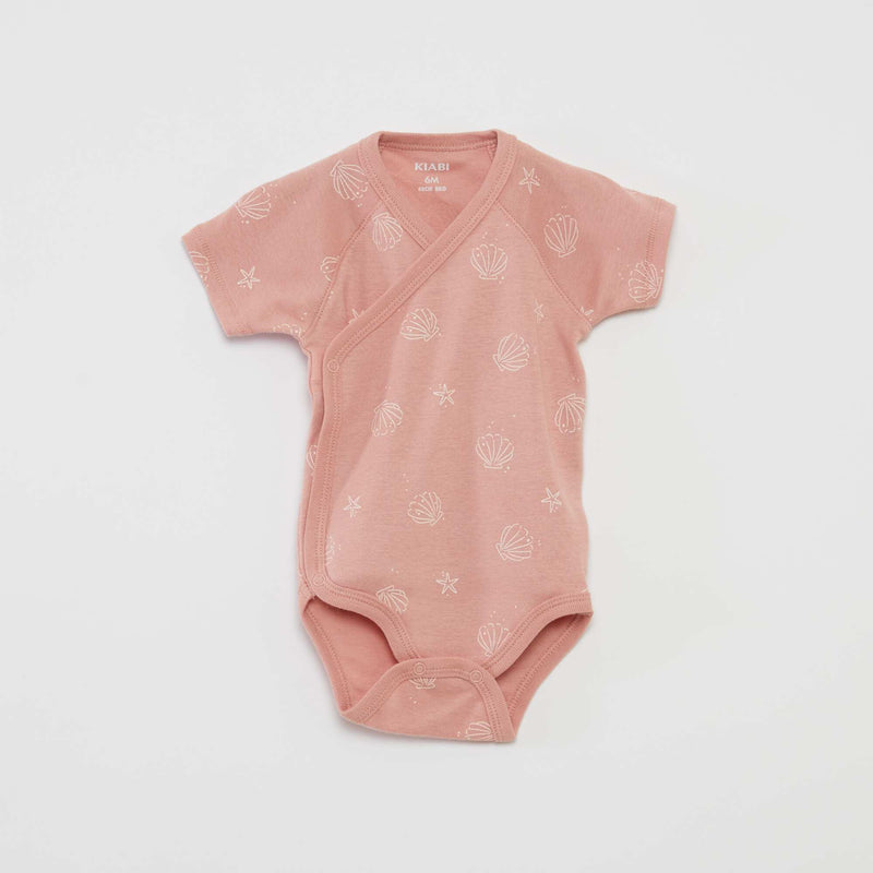Lot de 3 bodies avec col croisé